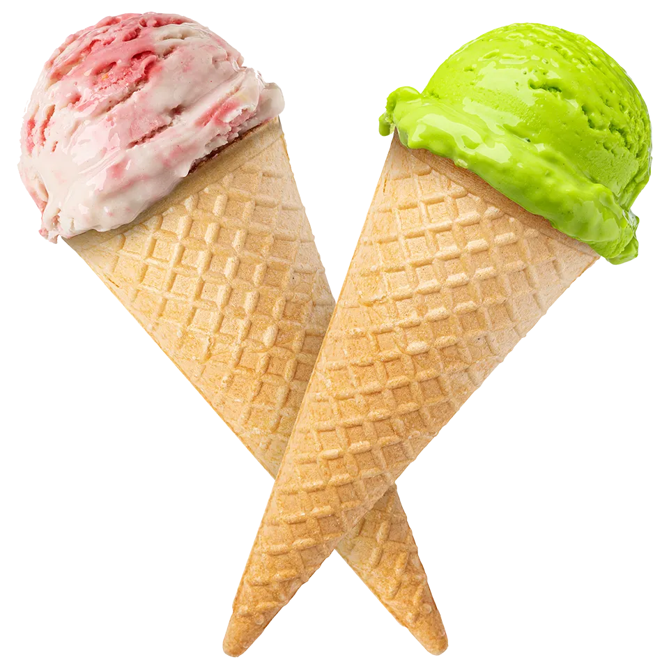 Deliciosos cucuruchos de helado